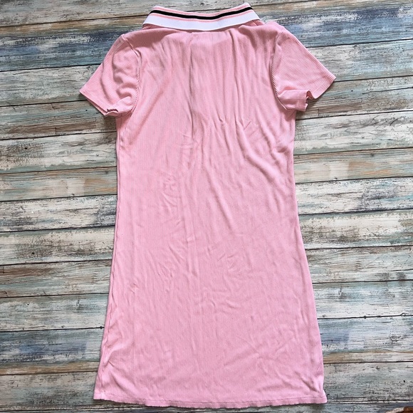 Guess Girls Pink Polo Dress sz 14 Pre-Loved! - Picture 3 of 4